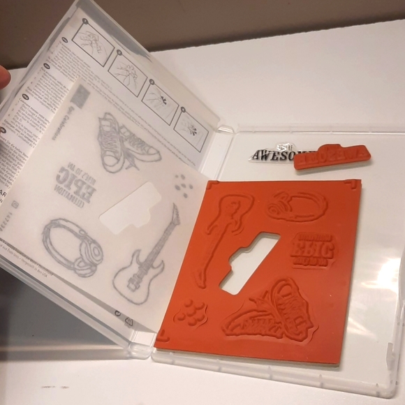 Epic Celebration cling rubber stamp set - Picture 2 of 2